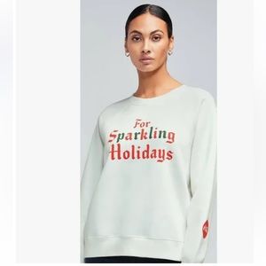 NWT WildFox X Coca Cola Sparkling Holidays Sweatshirt XS